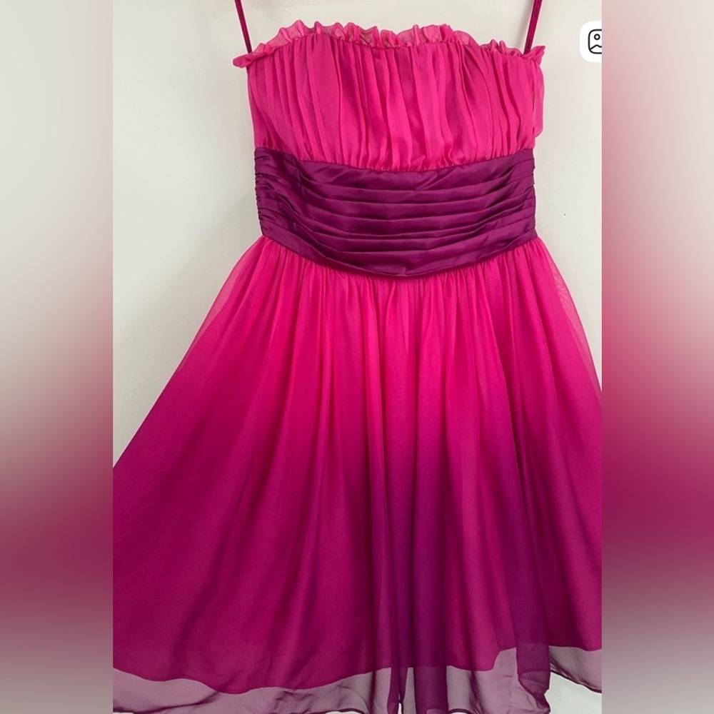 BETSEY JOHNSON Elegant Pink and Purple Dress NWOT